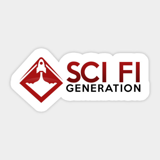 Sci Fi Generation rocket logo Sticker by Sci Fi Generation Shop